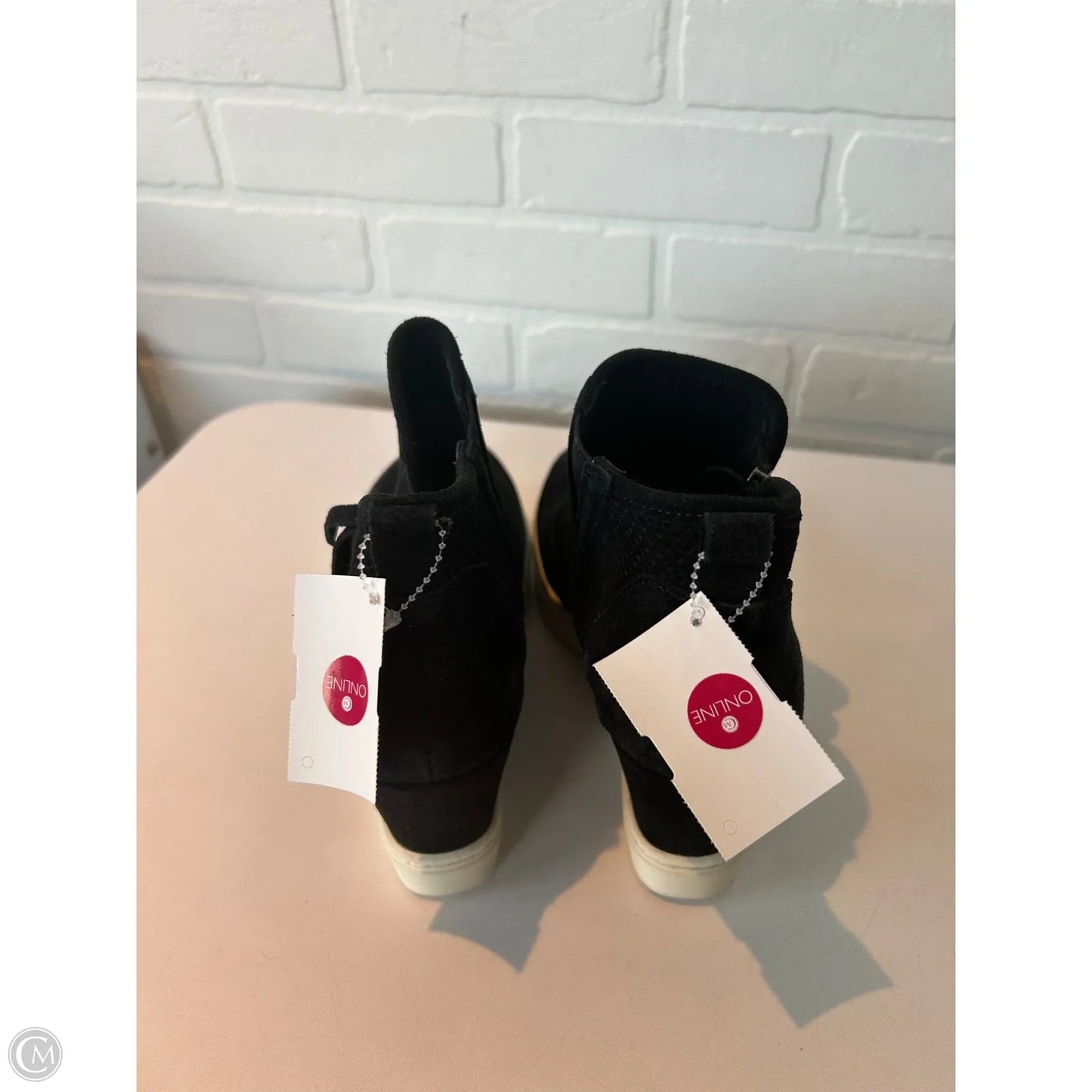 Shoes Heels Wedge By Sofft In Black, Size: 9.5