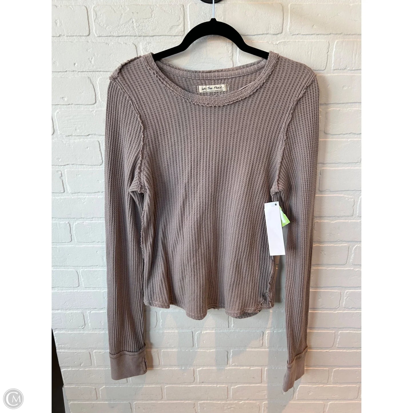 Top Long Sleeve By We The Free In Brown, Size: L