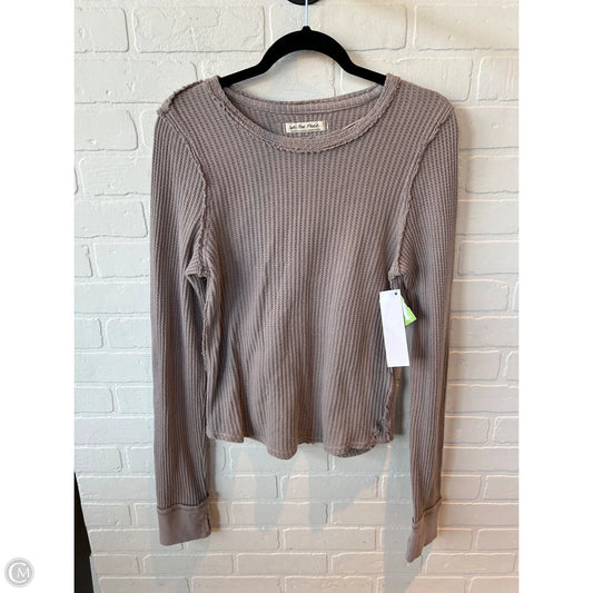 Top Long Sleeve By We The Free In Brown, Size: L