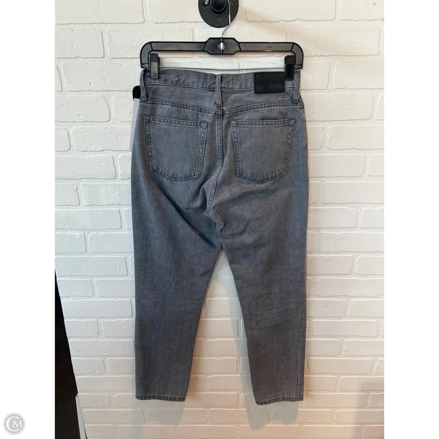 Jeans Straight By Everlane In Grey Denim, Size: 2