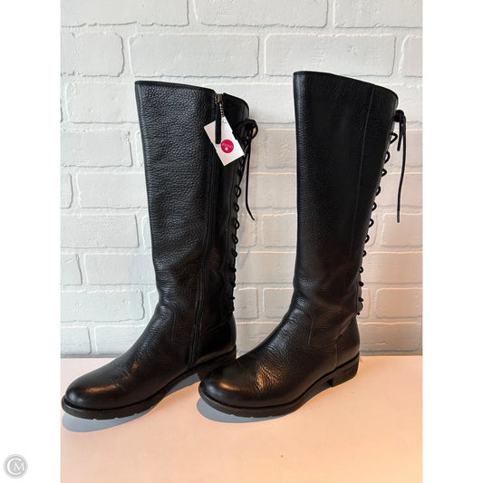 Boots Knee Flats By Sofft In Black, Size: 8