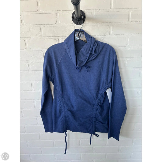 Athletic Sweatshirt Collar By Lucy In Blue, Size: M