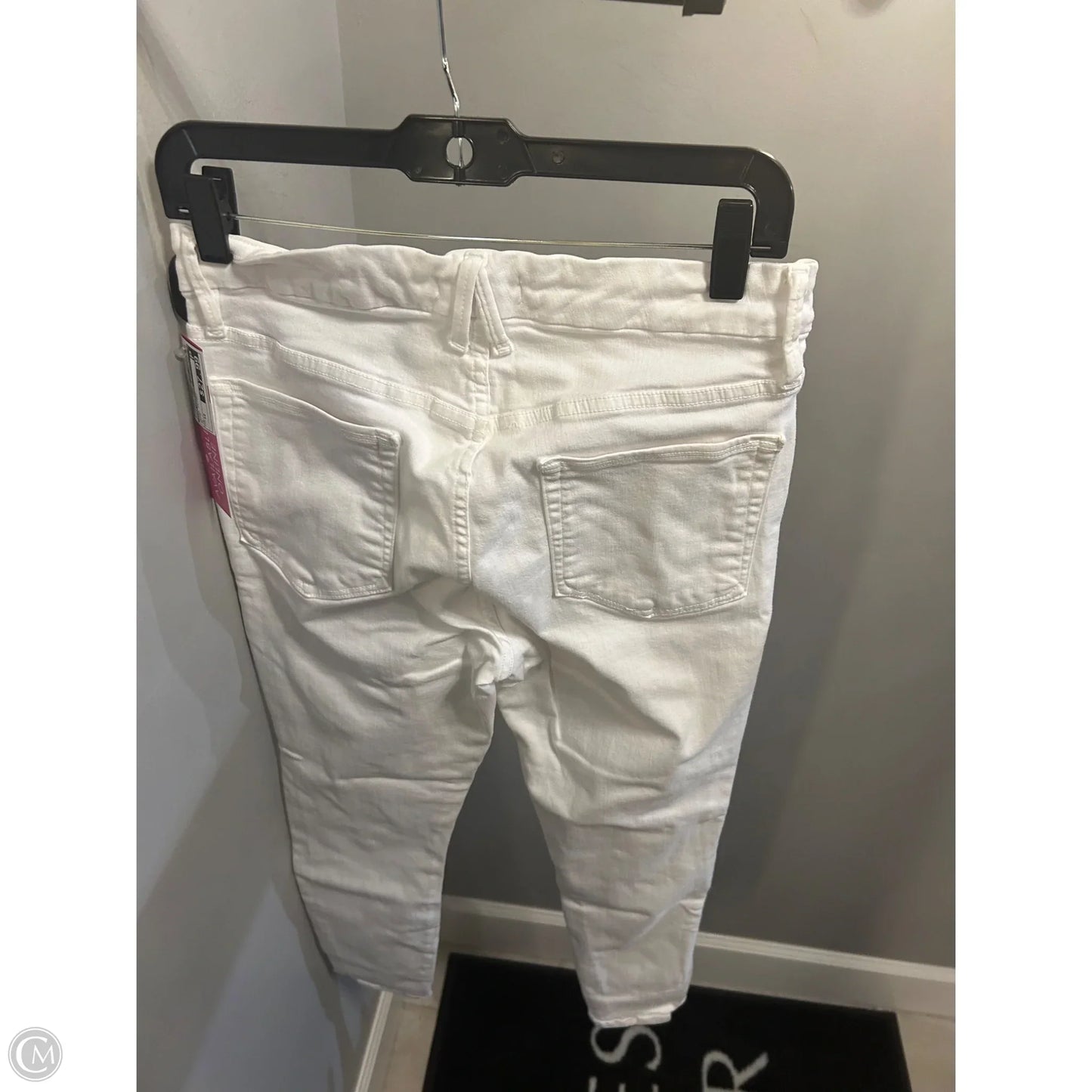 Jeans Skinny By Good American In White, Size: 12