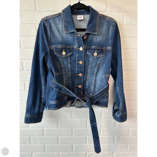 Jacket Denim By Cabi In Blue Denim, Size: S