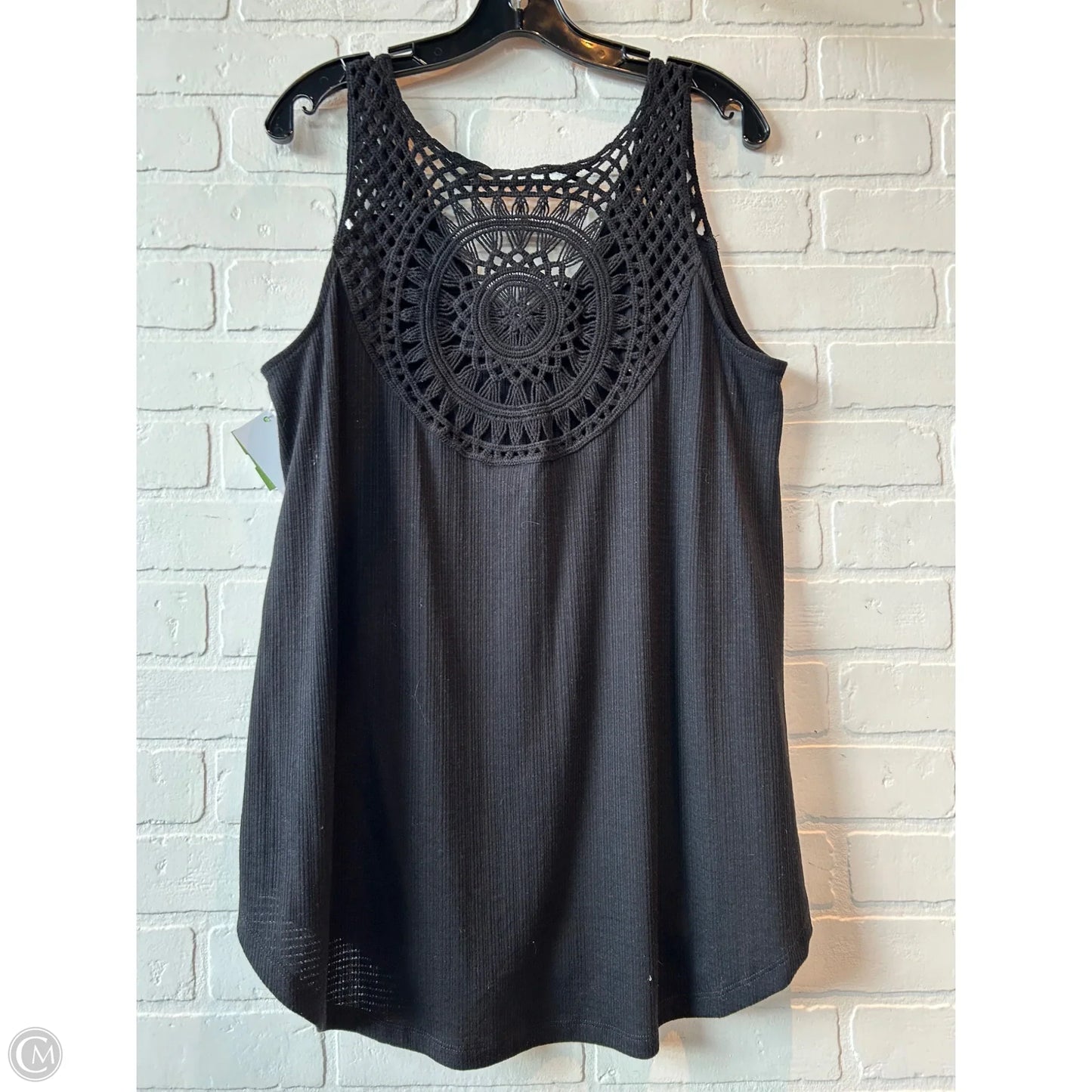 Top Sleeveless By Torrid In Black, Size: 1x