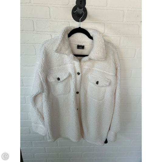 Jacket Fleece By 32 Degrees In Cream, Size: M
