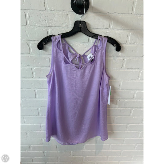 Top Sleeveless By Cabi In Purple, Size: S