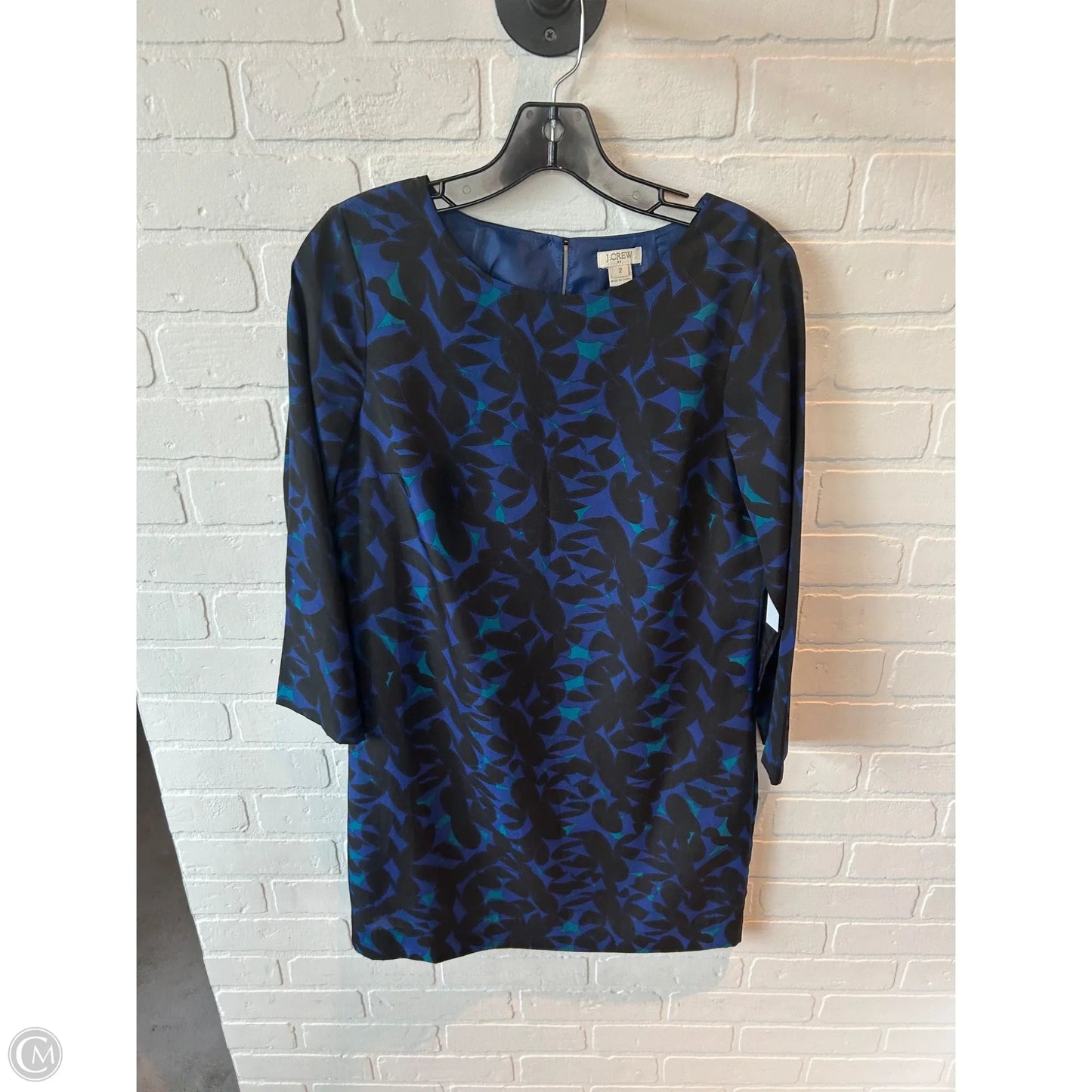 Dress Casual Short By J. Crew In Black & Blue, Size: Xs