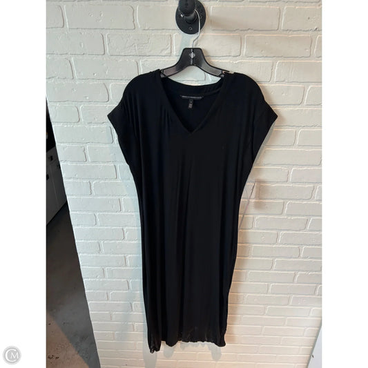 Dress Casual Midi By White House Black Market In Black, Size: S