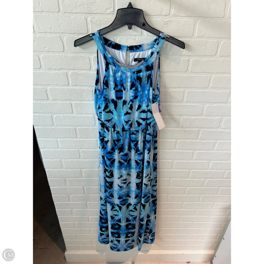 Dress Casual Maxi By Style And Company In Black & Blue, Size: Xs