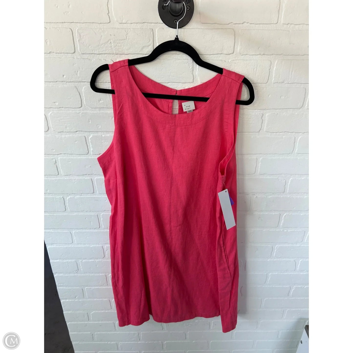 Dress Casual Short By A New Day In Pink, Size: Xxl