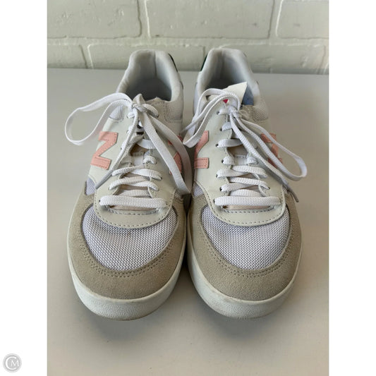 Shoes Sneakers By New Balance In Pink & White, Size: 9.5