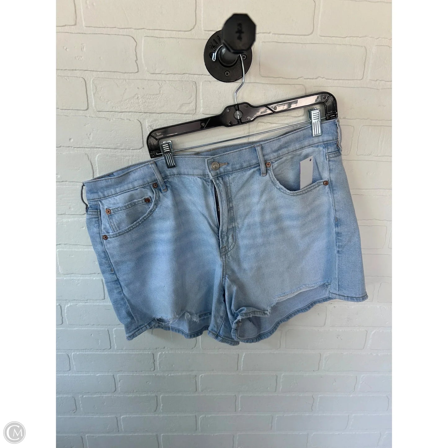 Shorts By American Eagle In Blue Denim, Size: 16