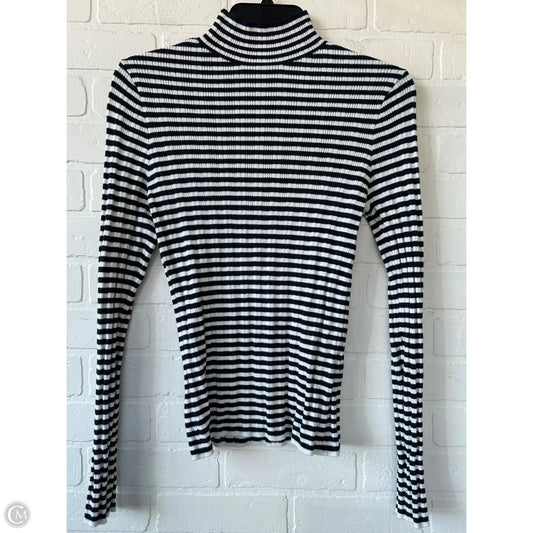 Sweater By Abercrombie And Fitch In Blue & White, Size: M