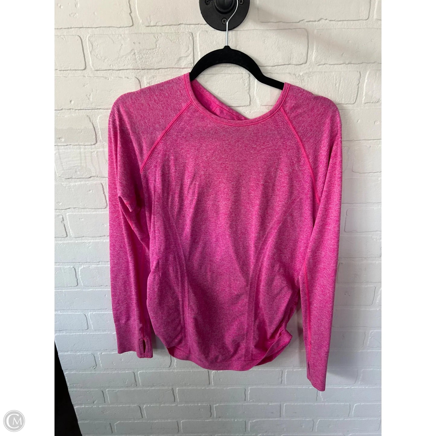Athletic Top Long Sleeve Crewneck By Athleta In Pink, Size: M
