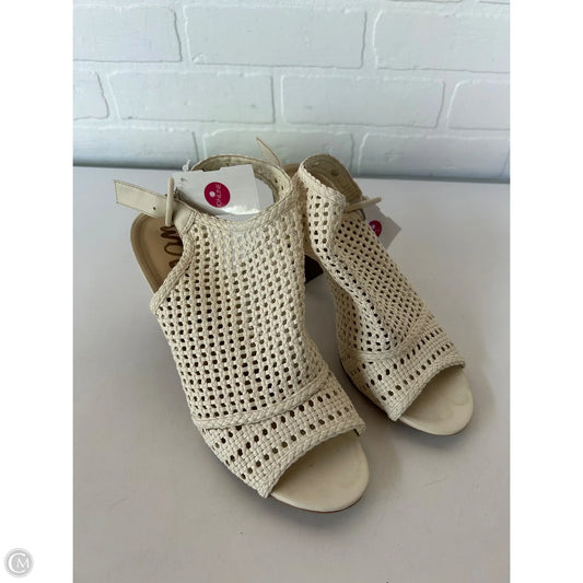 Shoes Heels Block By Sam Edelman In Cream, Size: 9