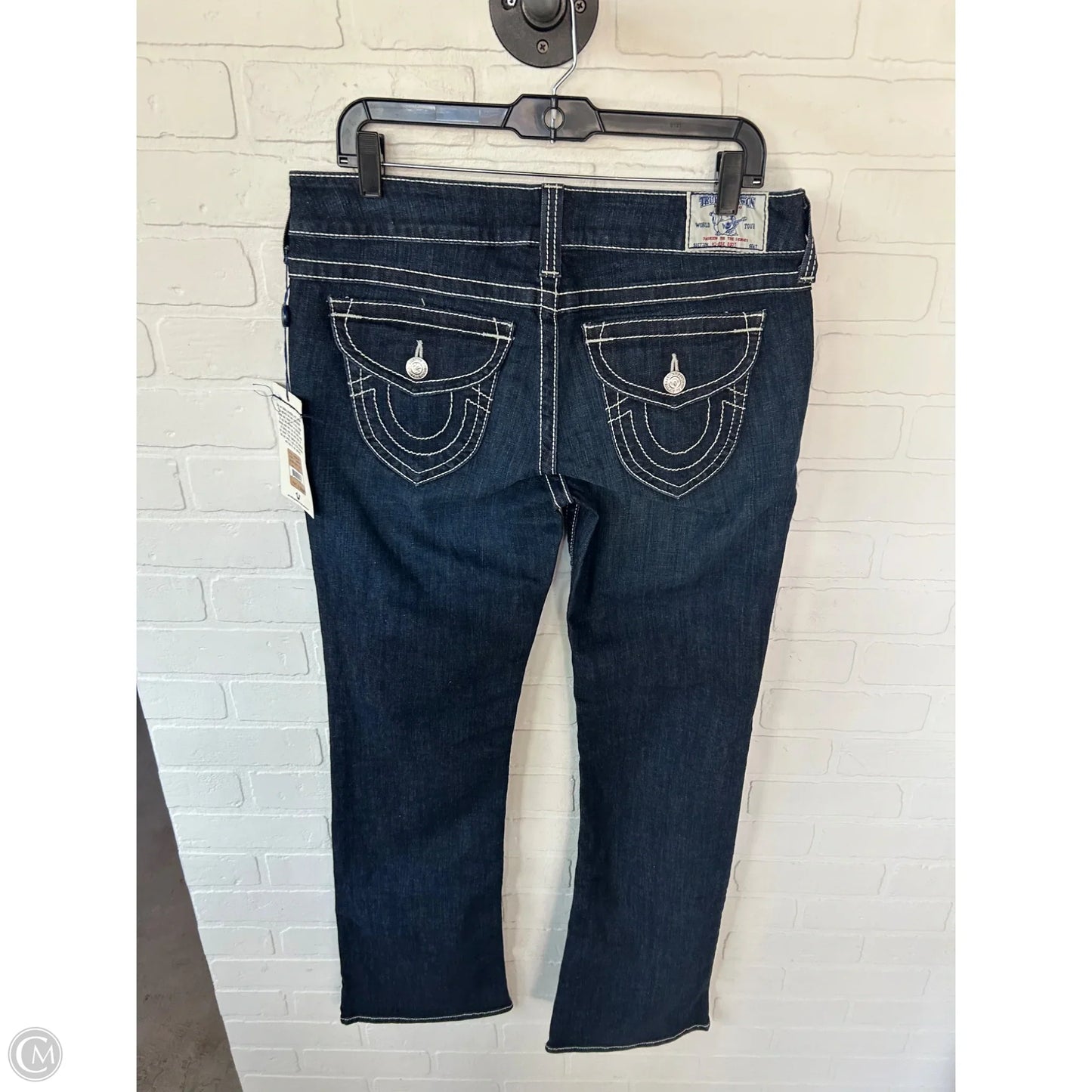 Jeans Boot Cut By True Religion In Blue Denim, Size: 14