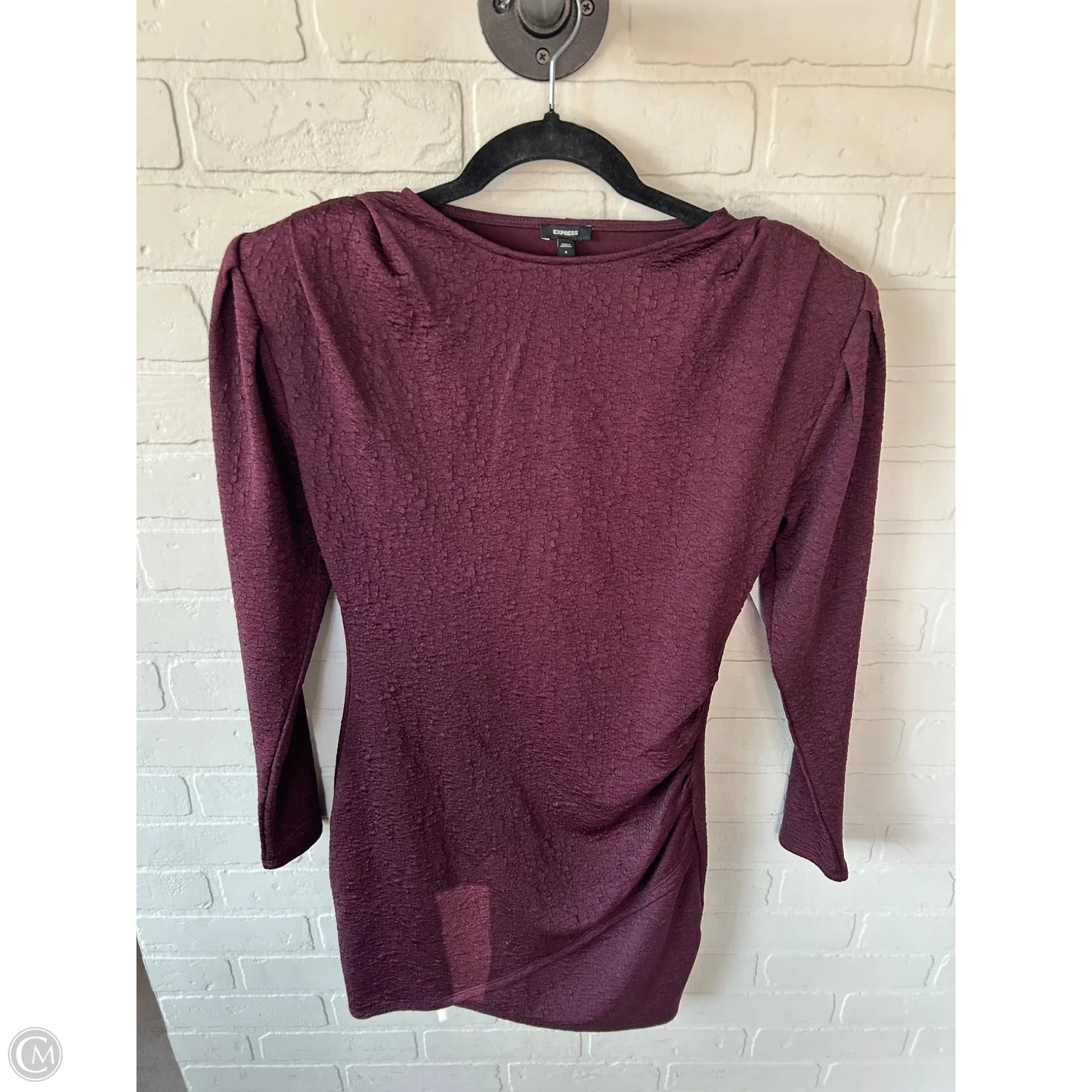 Dress Casual Short By Express In Purple, Size: S