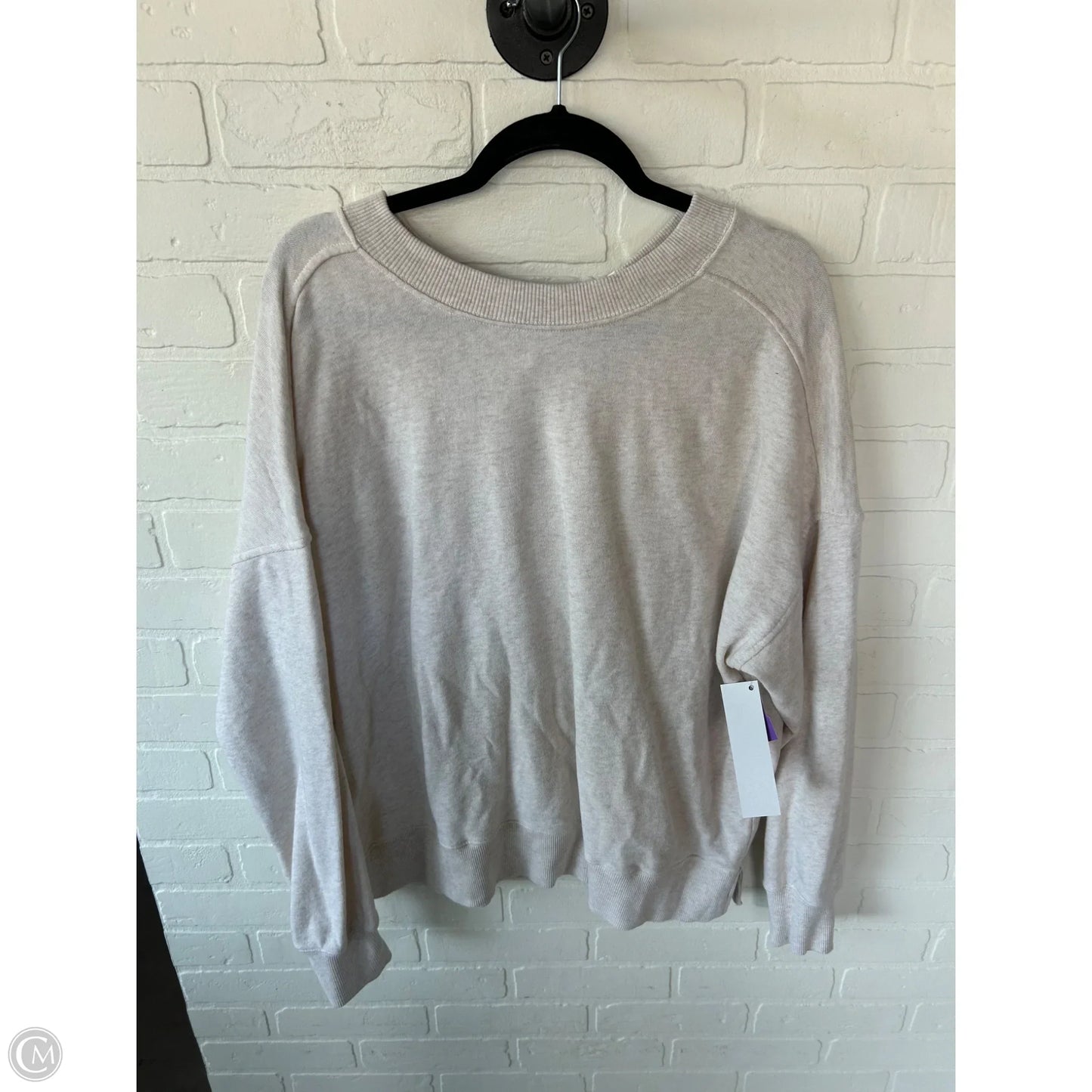 Sweatshirt Crewneck By Aerie In Beige, Size: Xs