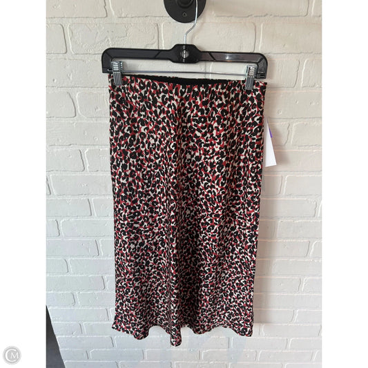 Skirt Midi By Sanctuary In Black & Red, Size: 4