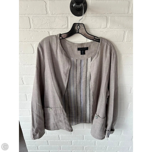 Jacket Other By Tahari By Arthur Levine In Grey, Size: Xl