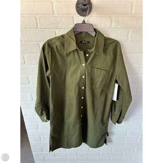 Dress Casual Short By Madewell In Green, Size: Xs