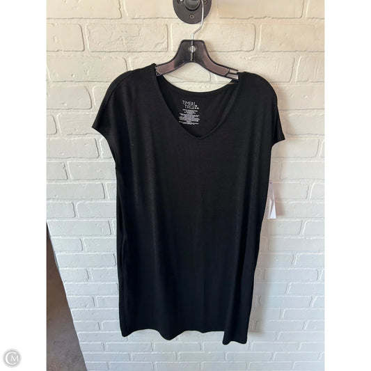 Dress Casual Midi By Time And Tru In Black, Size: M