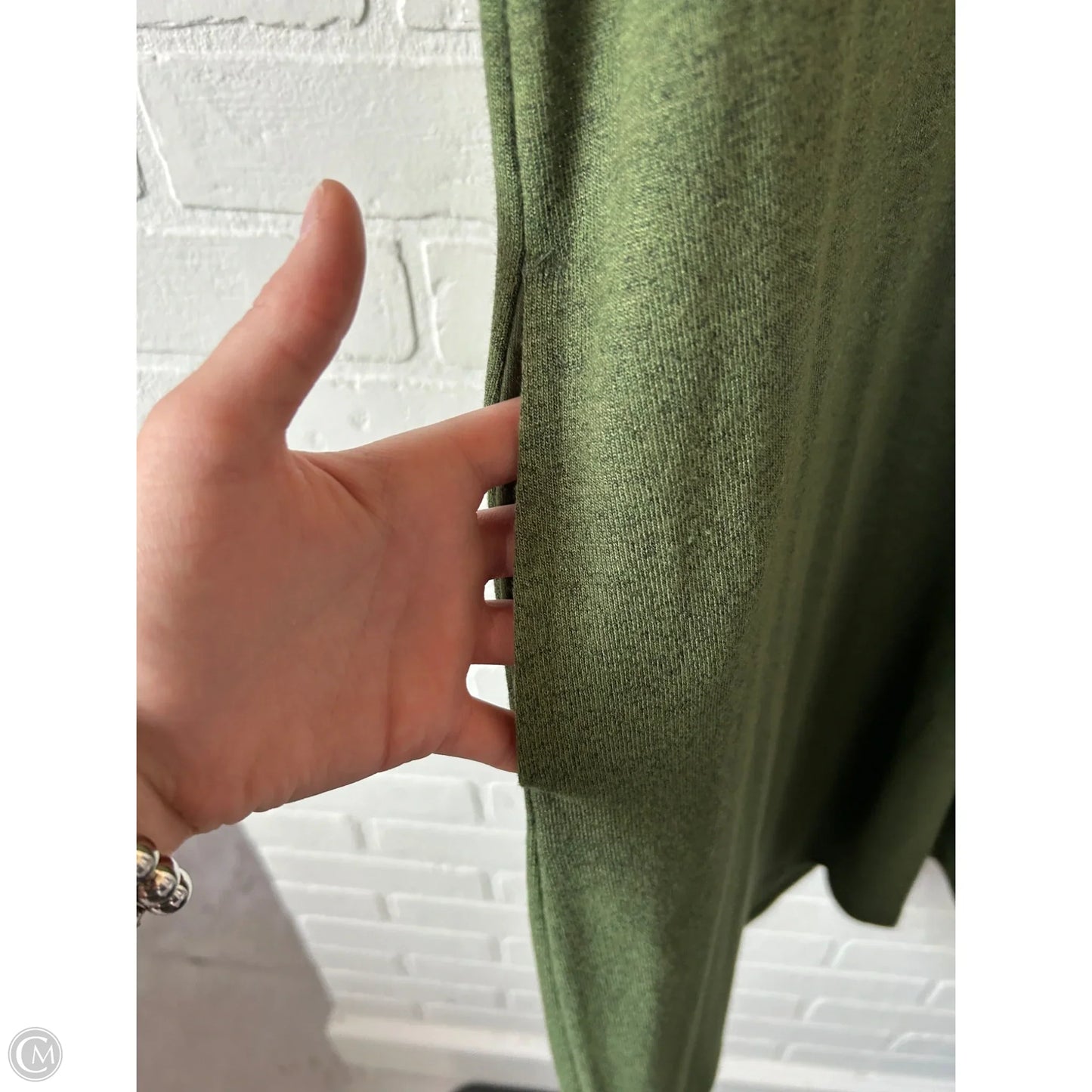 Dress Casual Midi By Time And Tru In Green, Size: M