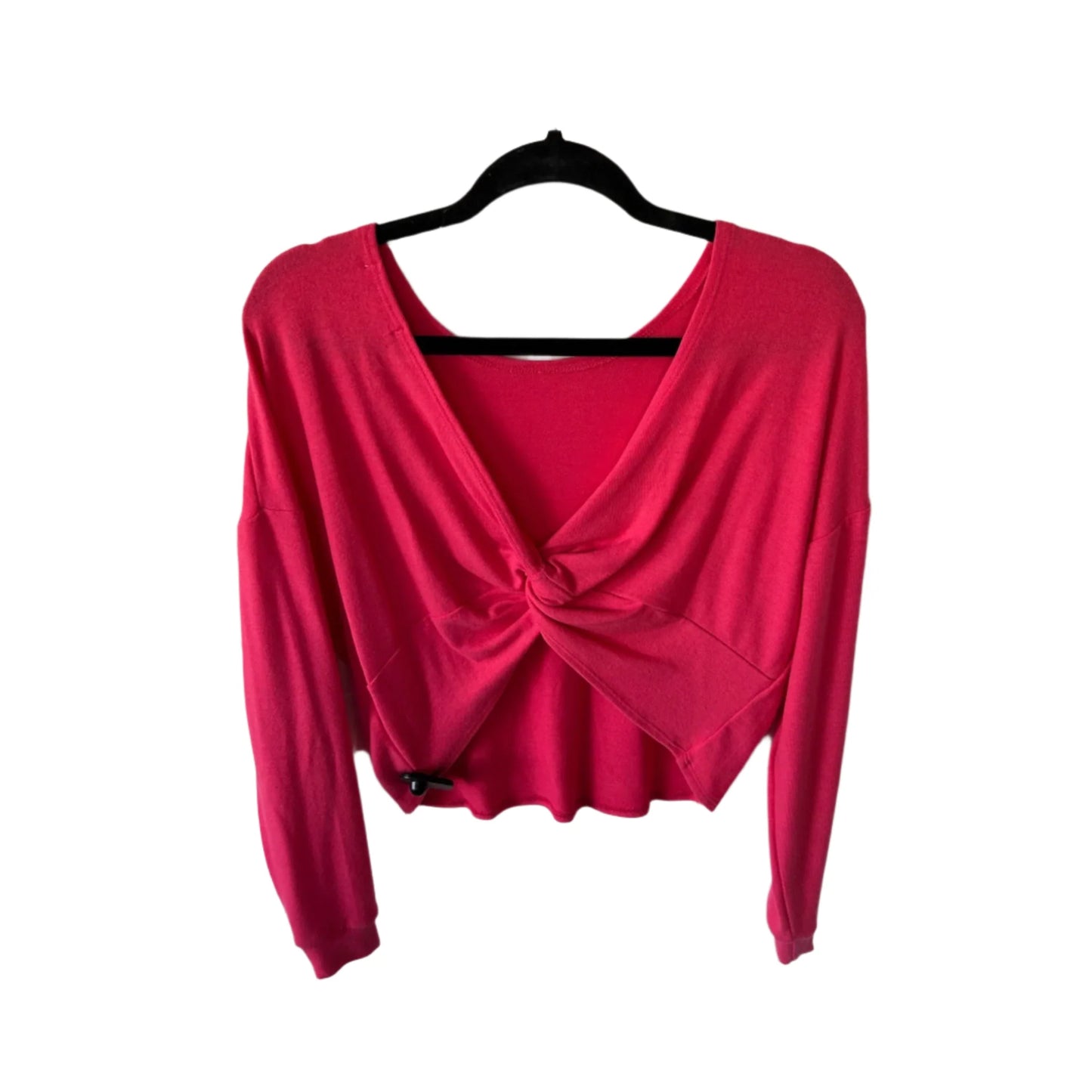 Athletic Top Long Sleeve Collar By Beyond Yoga In Coral, Size: Xs