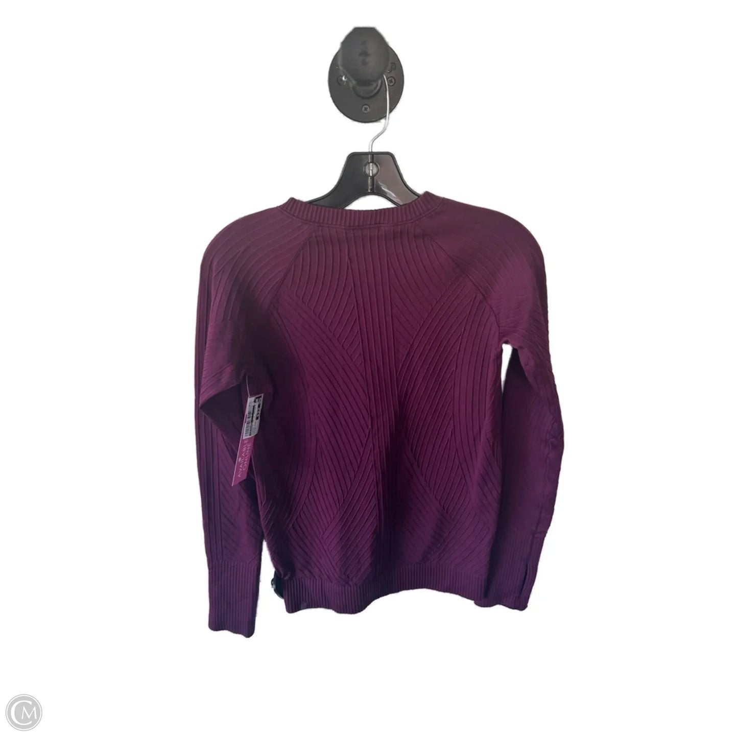 Athletic Top Long Sleeve Crewneck By Lululemon In Purple, Size: M
