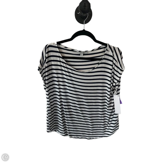 Top Short Sleeve Basic By Green Envelope In Black & White, Size: Xxl
