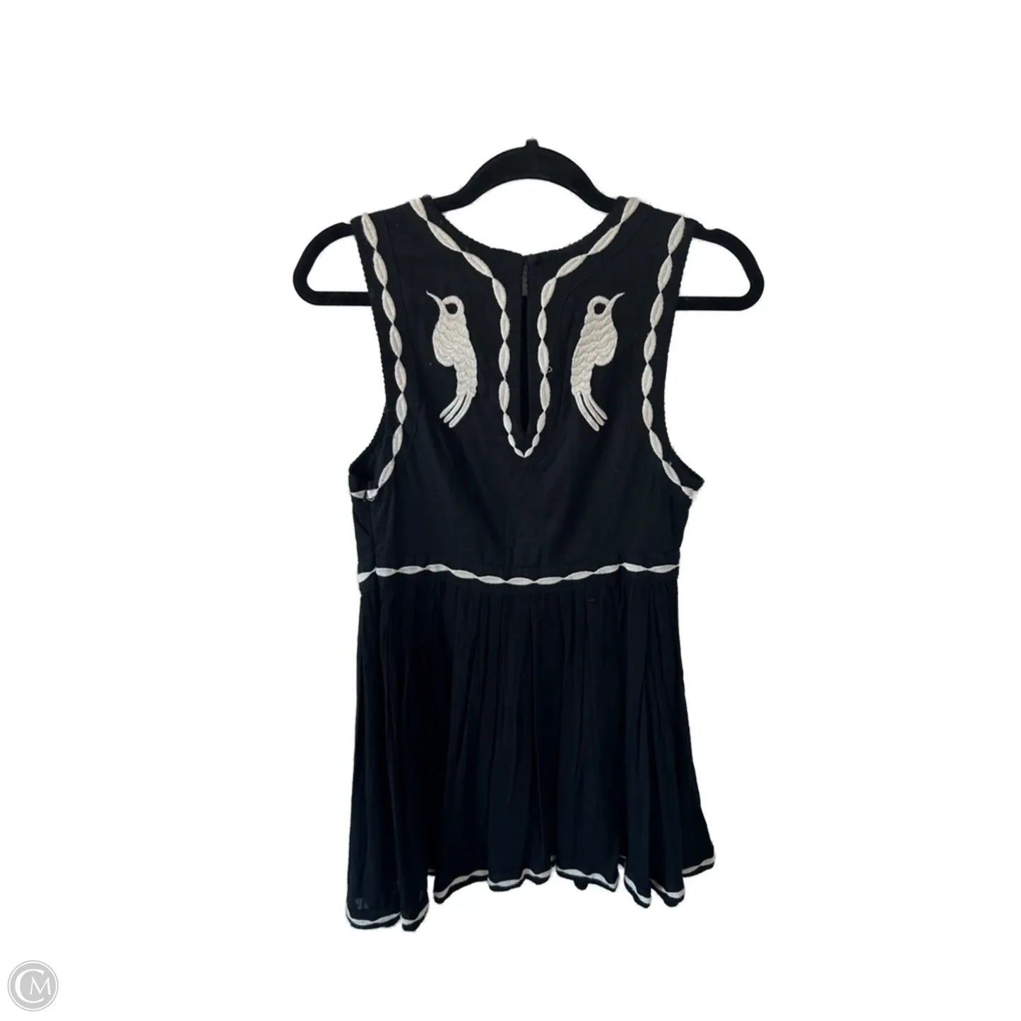 Dress Casual Short By Free People In Black & Cream, Size: S