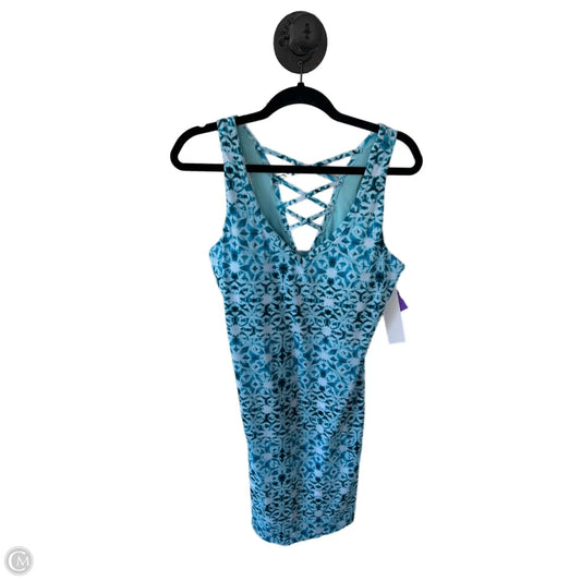 Athletic Dress By Zero Xposure In Blue & White, Size: L
