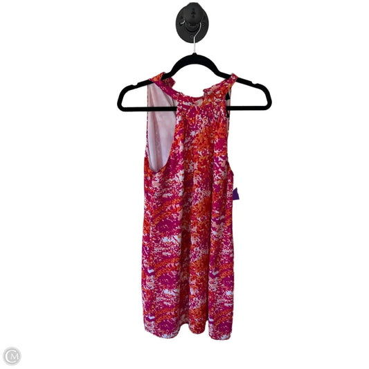 Dress Casual Short By Laundry In Orange & Pink, Size: M