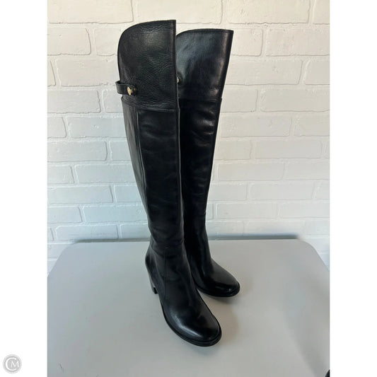 Boots Over-the-knee Heels By Louise Et Cie In Black, Size: 7.5