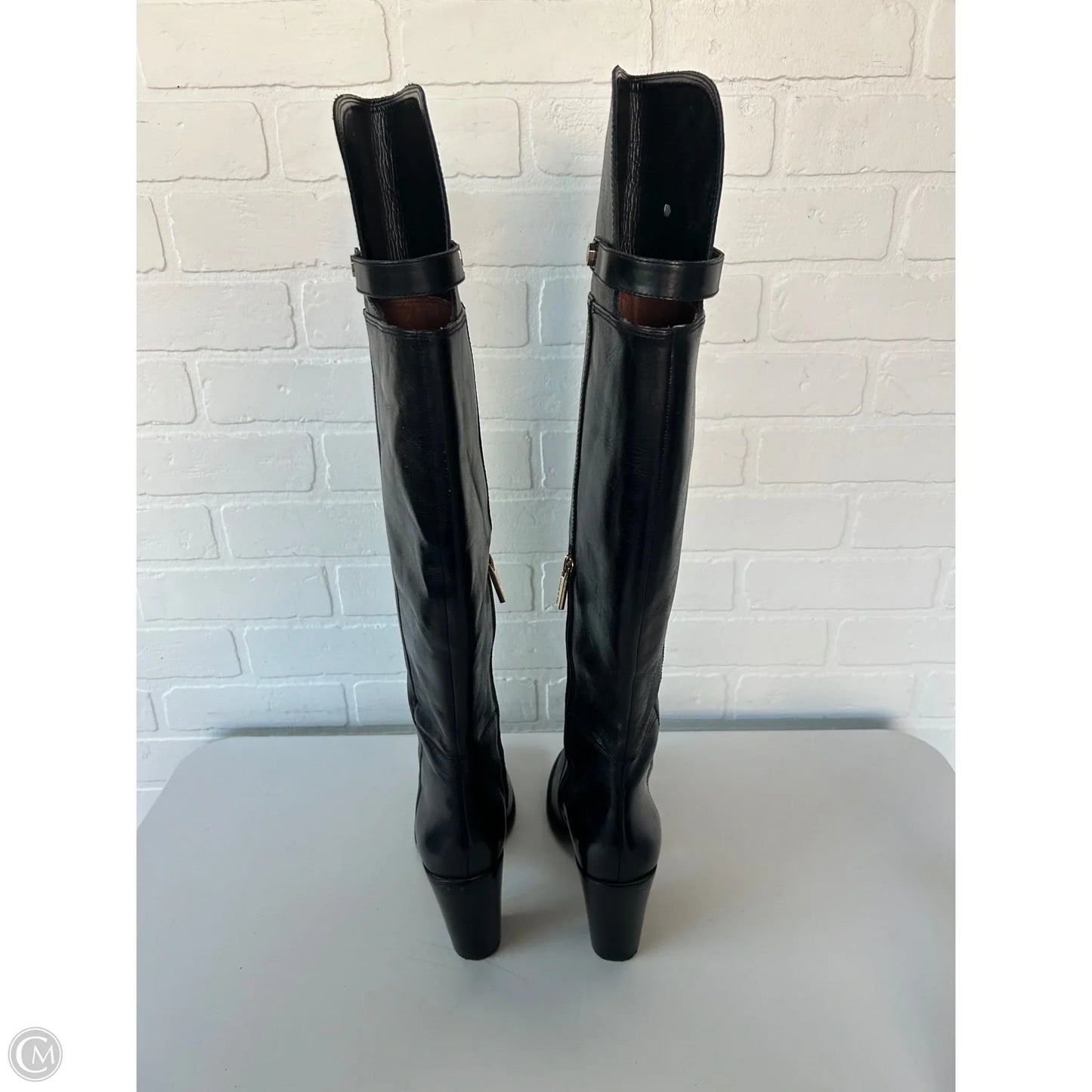 Boots Over-the-knee Heels By Louise Et Cie In Black, Size: 7.5