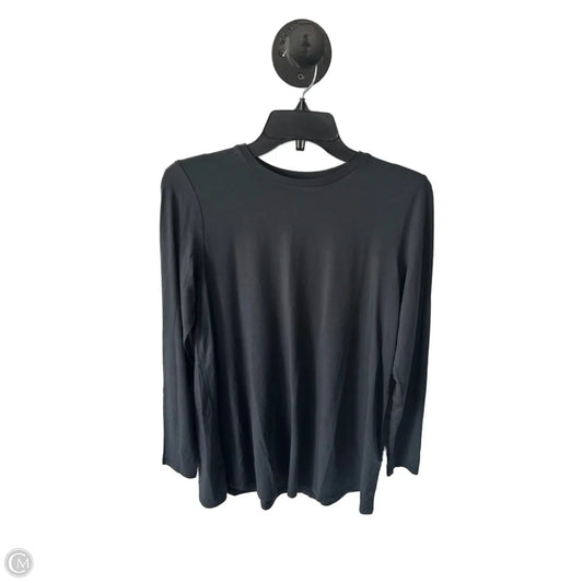 Top Long Sleeve Basic By Eileen Fisher In Grey, Size: Xs