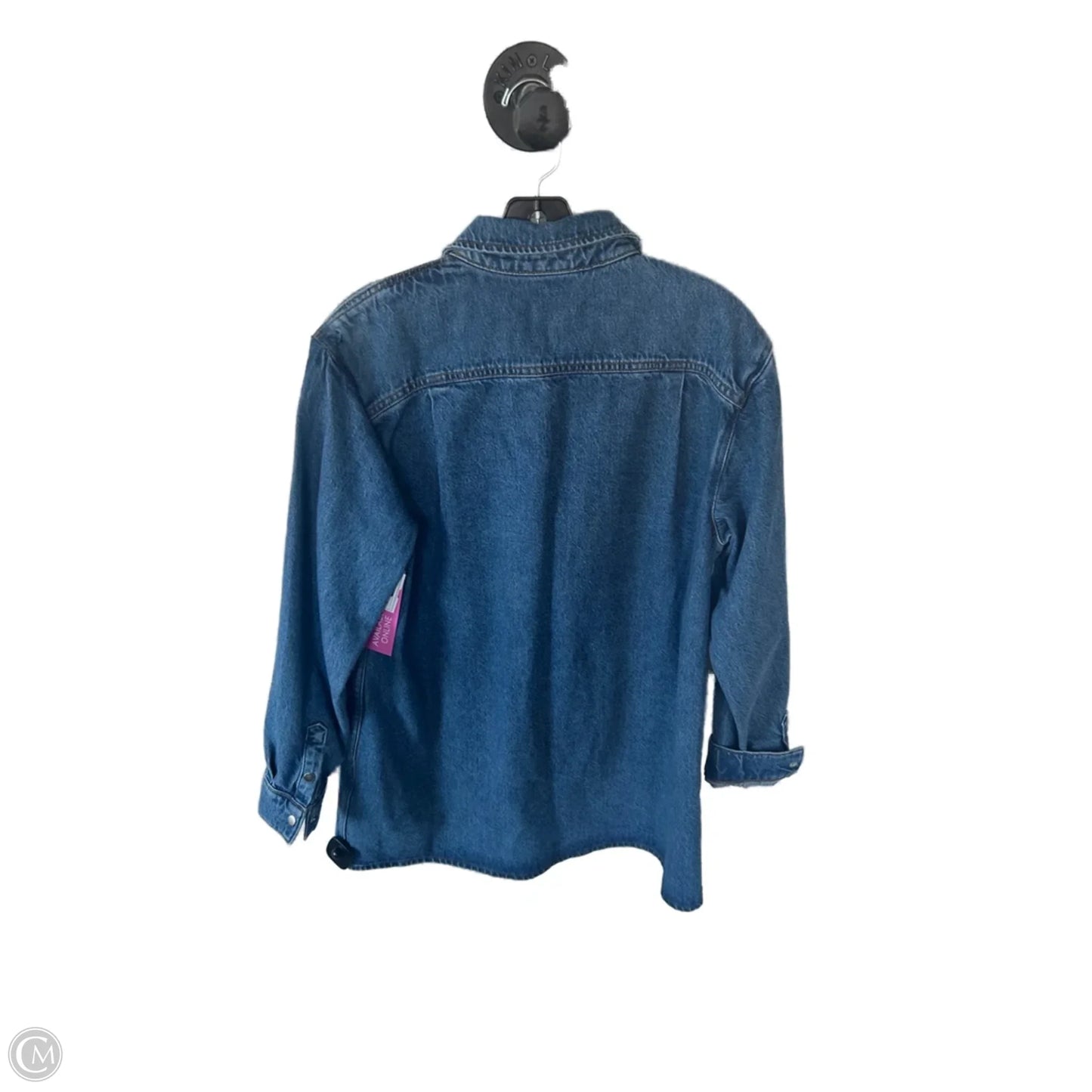 Dress Casual Short By Frame In Blue Denim, Size: Xs