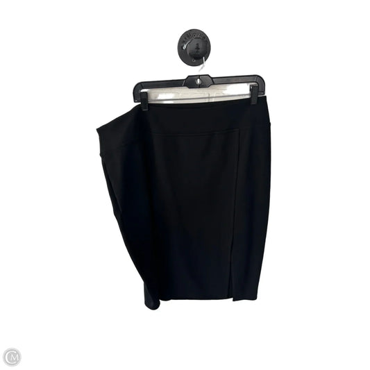 Skirt Midi By Worthington In Black, Size: 18