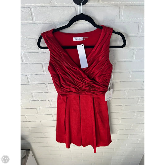 Dress Party Short By Calvin Klein In Red, Size: Xsp