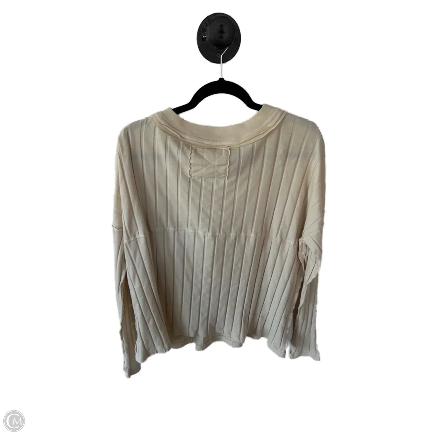 Top Long Sleeve By We The Free In Beige, Size: L