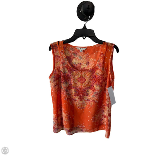 Top Sleeveless By Cabi In Orange, Size: S