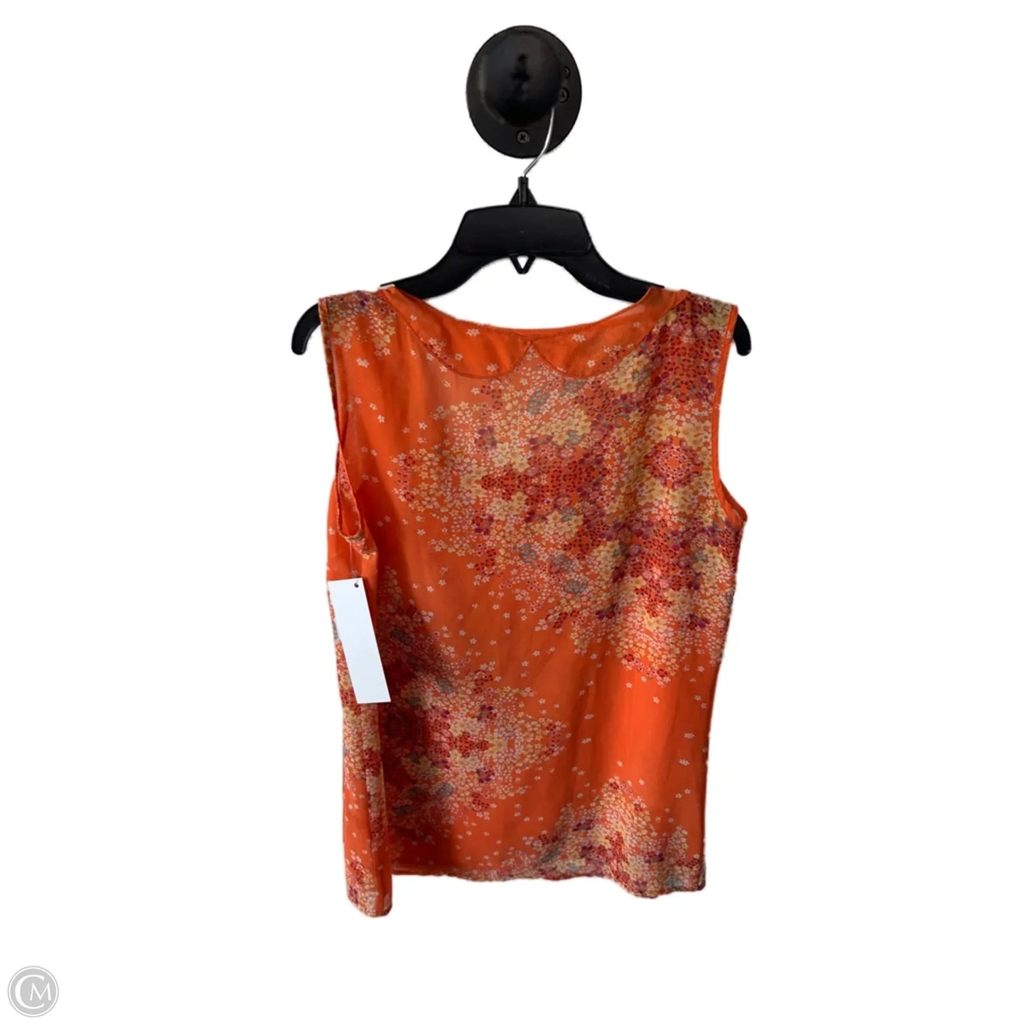Top Sleeveless By Cabi In Orange, Size: S