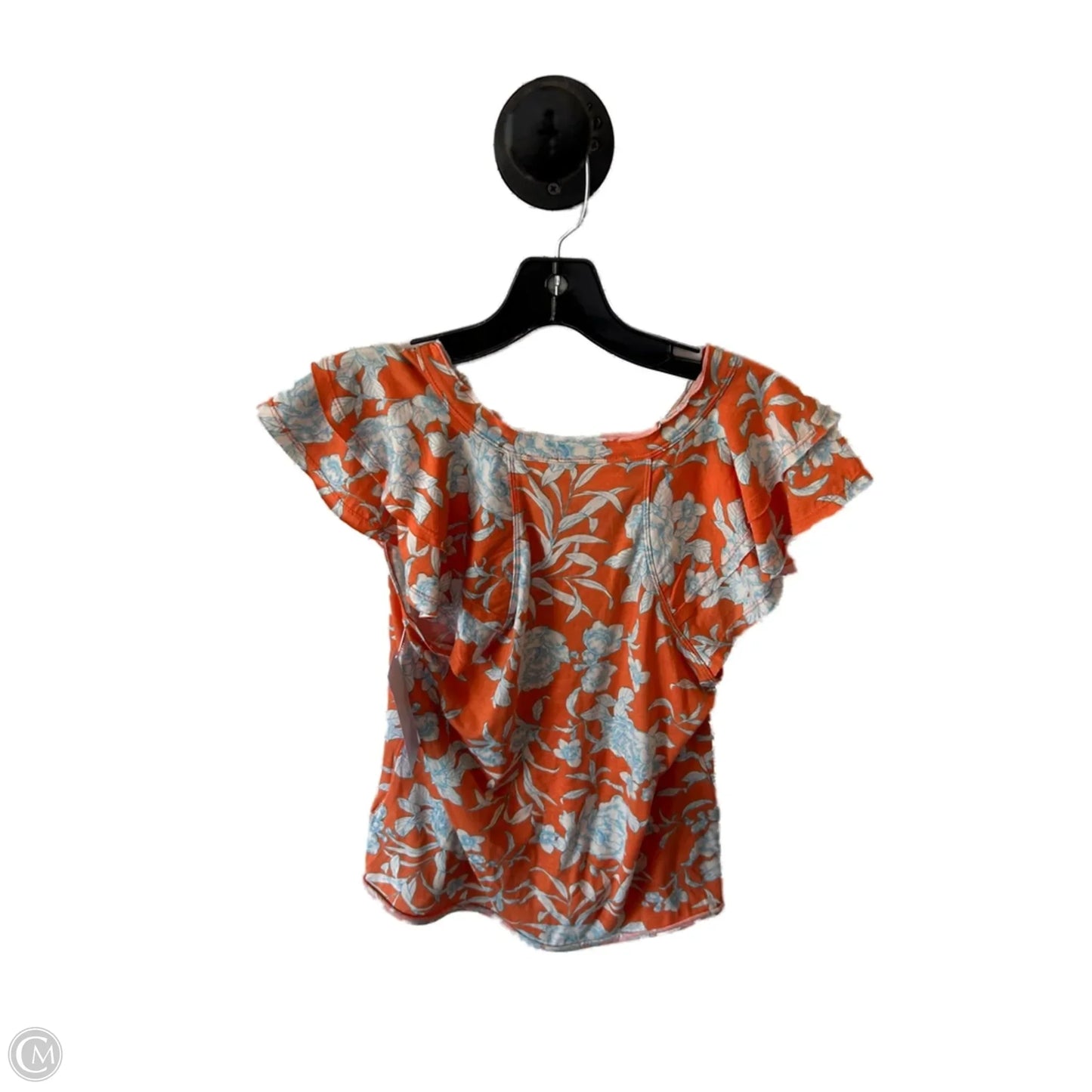 Top Short Sleeve By Maeve In Orange, Size: Xs