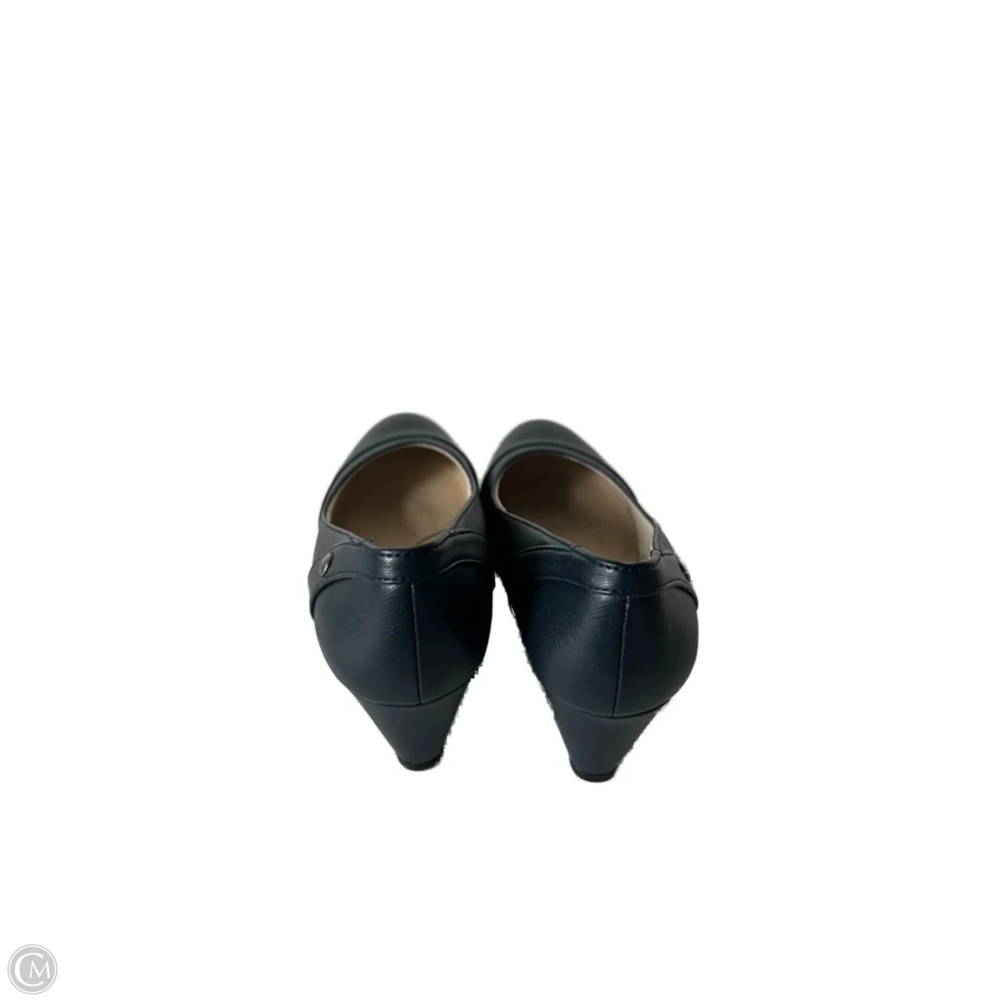 Shoes Heels Wedge By Life Stride In Blue, Size: 6