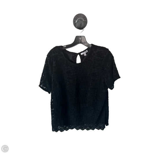 Top Short Sleeve By Clothes Mentor In Black, Size: Xxl