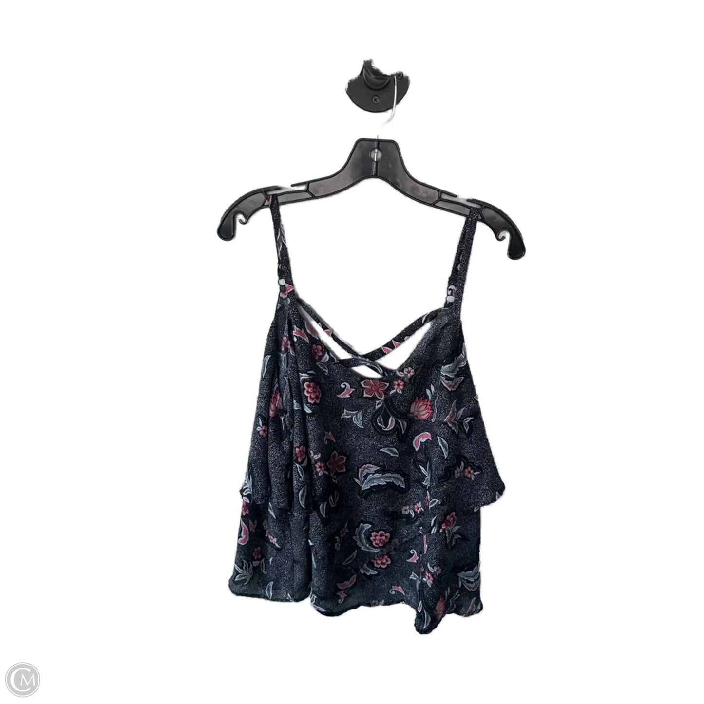 Top Sleeveless By Torrid In Black & White, Size: 1x