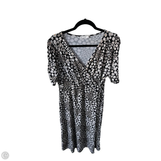 Dress Casual Midi By Lush In Black & Cream, Size: Xl