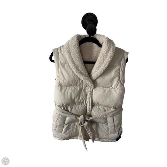 Vest Puffer & Quilted By Varley In Cream, Size: Xxs