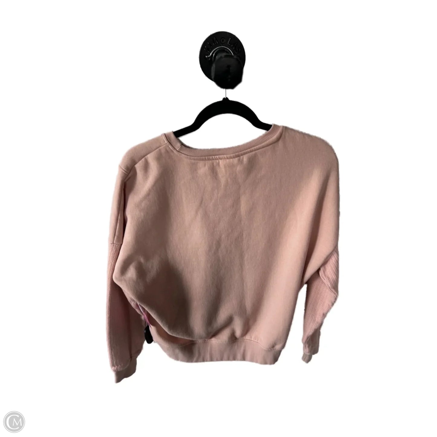 Sweatshirt Crewneck By Pilcro In Peach, Size: Xxs